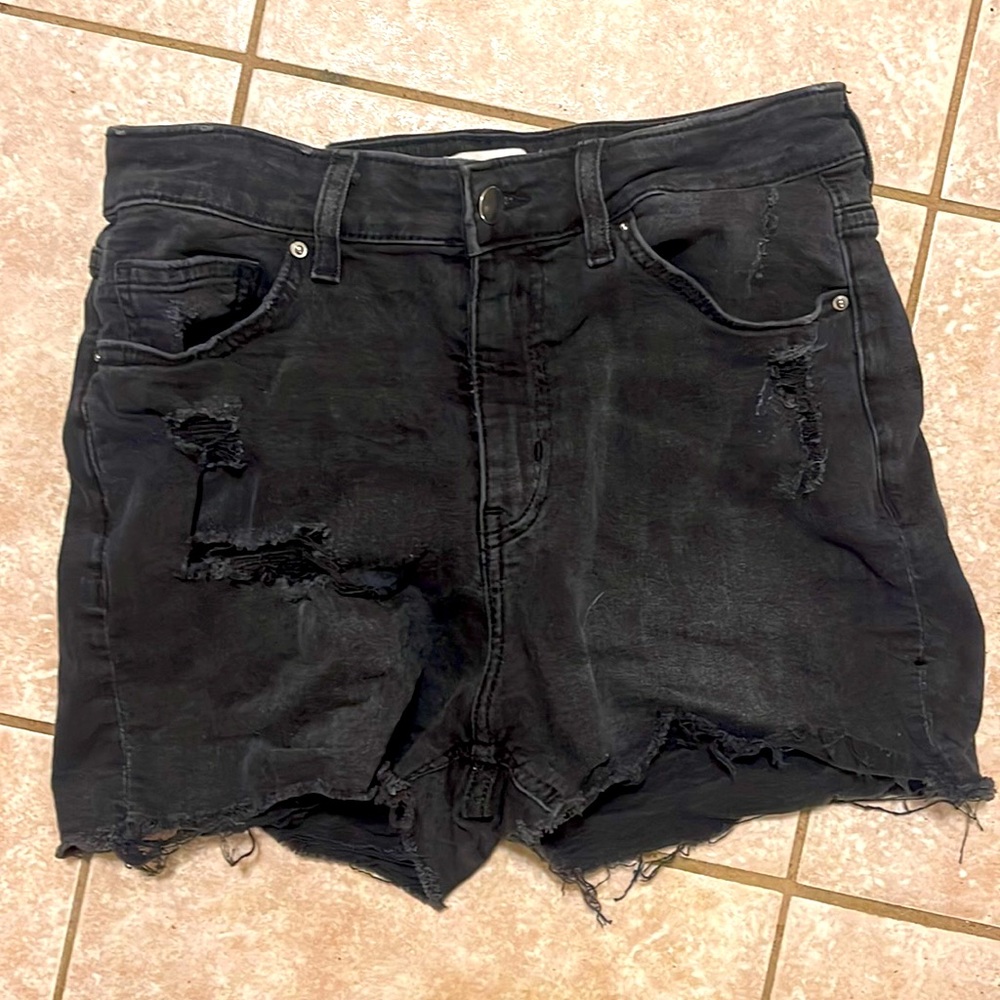 H & M Black Shorts Size 8